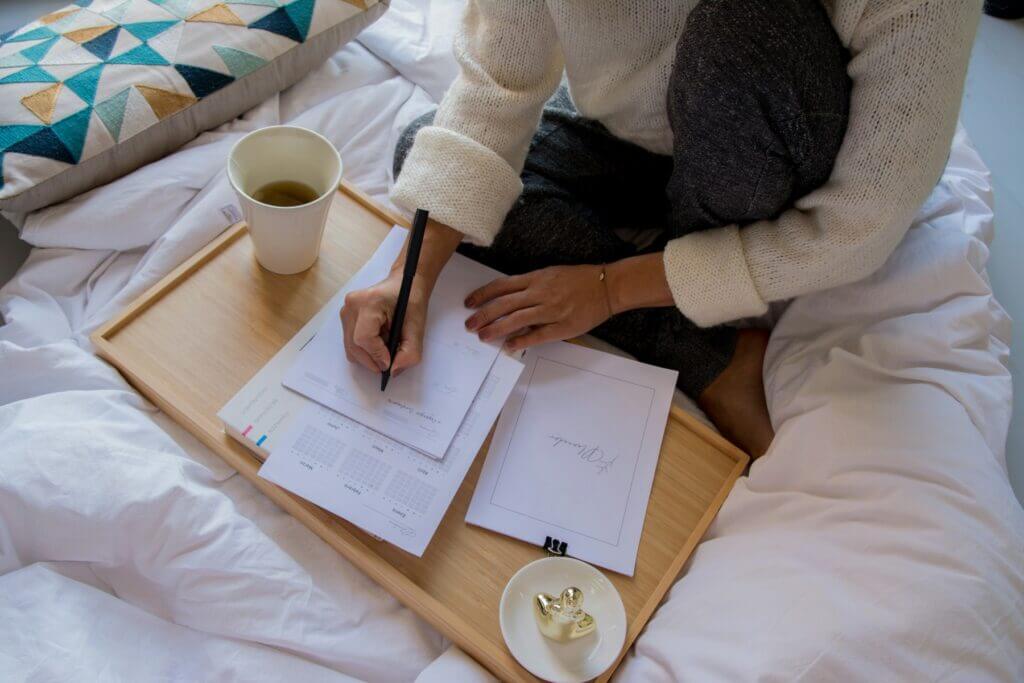 Woman thinking about how to find a hobby
