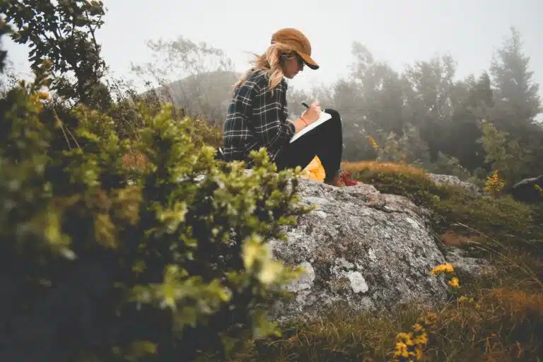 Woman trying to identify her personal core values