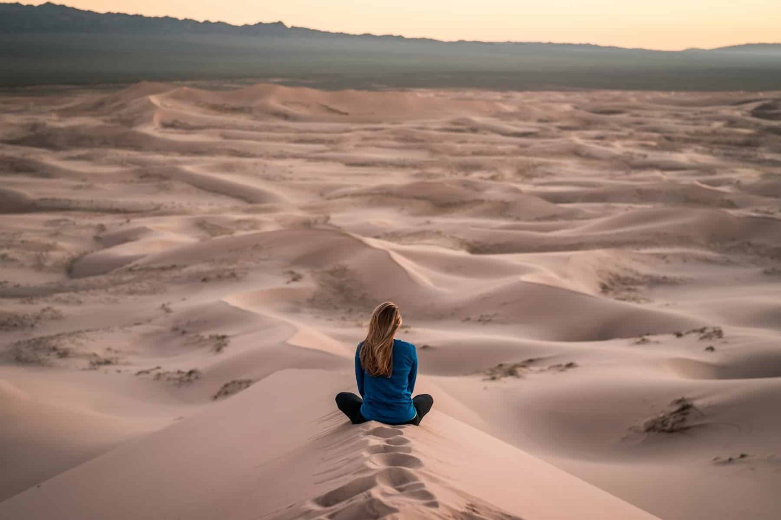 Woman reflecting when life feels meaningless
